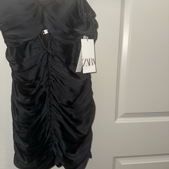 Zara Draped Mini Dress - Picture 5 of 5